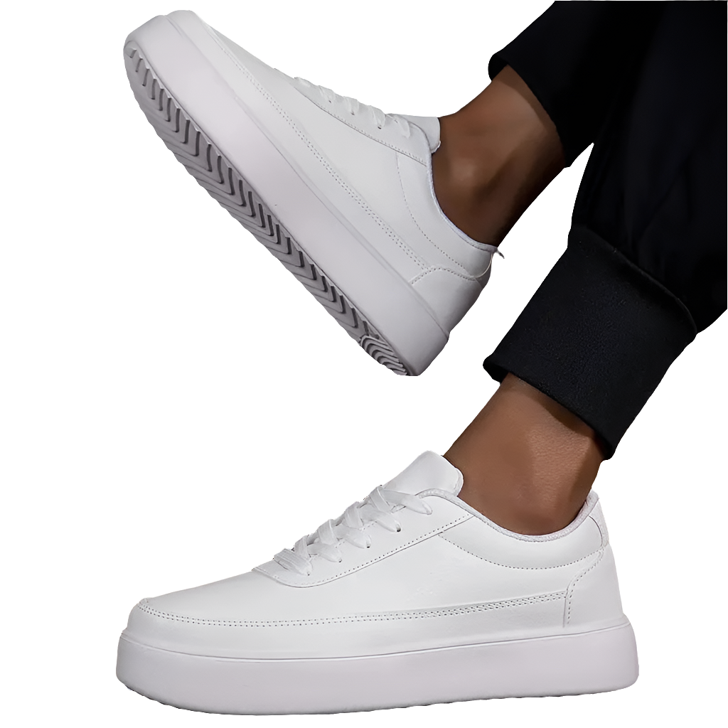 Nexon witte orthopedische sneakers voor heren – ademende materialen, ondersteunende zool en comfortabele pasvorm voor dagelijks gebruik.
