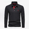 Bastian heren polo met lange mouwen – zachte, ademende stof met klassieke pasvorm voor stijlvolle en comfortabele looks