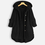 Lydia warme fleece jas voor dames – zachte en elegante jas met comfortabele pasvorm, perfect voor casual winterlooks en buitenactiviteiten.
