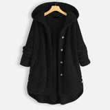 Lydia warme fleece jas voor dames – zachte en elegante jas met comfortabele pasvorm, perfect voor casual winterlooks en buitenactiviteiten.