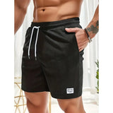 Heren Shorts met Trekkoord en Elastische Taille