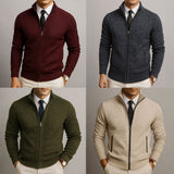 Getailleerd heren vest van merinowol en katoen
