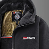 Thermische fleece jas met capuchon voor heren