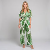 Tropische Print Jumpsuit voor Dames