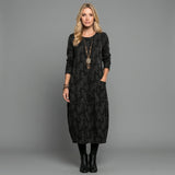Elegante Maxi Jurk met Lange Mouwen
