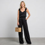 Elegante Jumpsuit met Wijde Pijpen