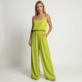 Elegante Jumpsuit met Wijde Pijpen