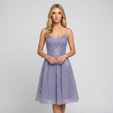 Elegante Midi Jurk met Kantdetails
