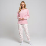Dames Pyjama Set met Geruite Broek