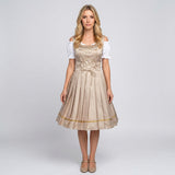 Elegante Dirndl Jurk met Tule Mouwen