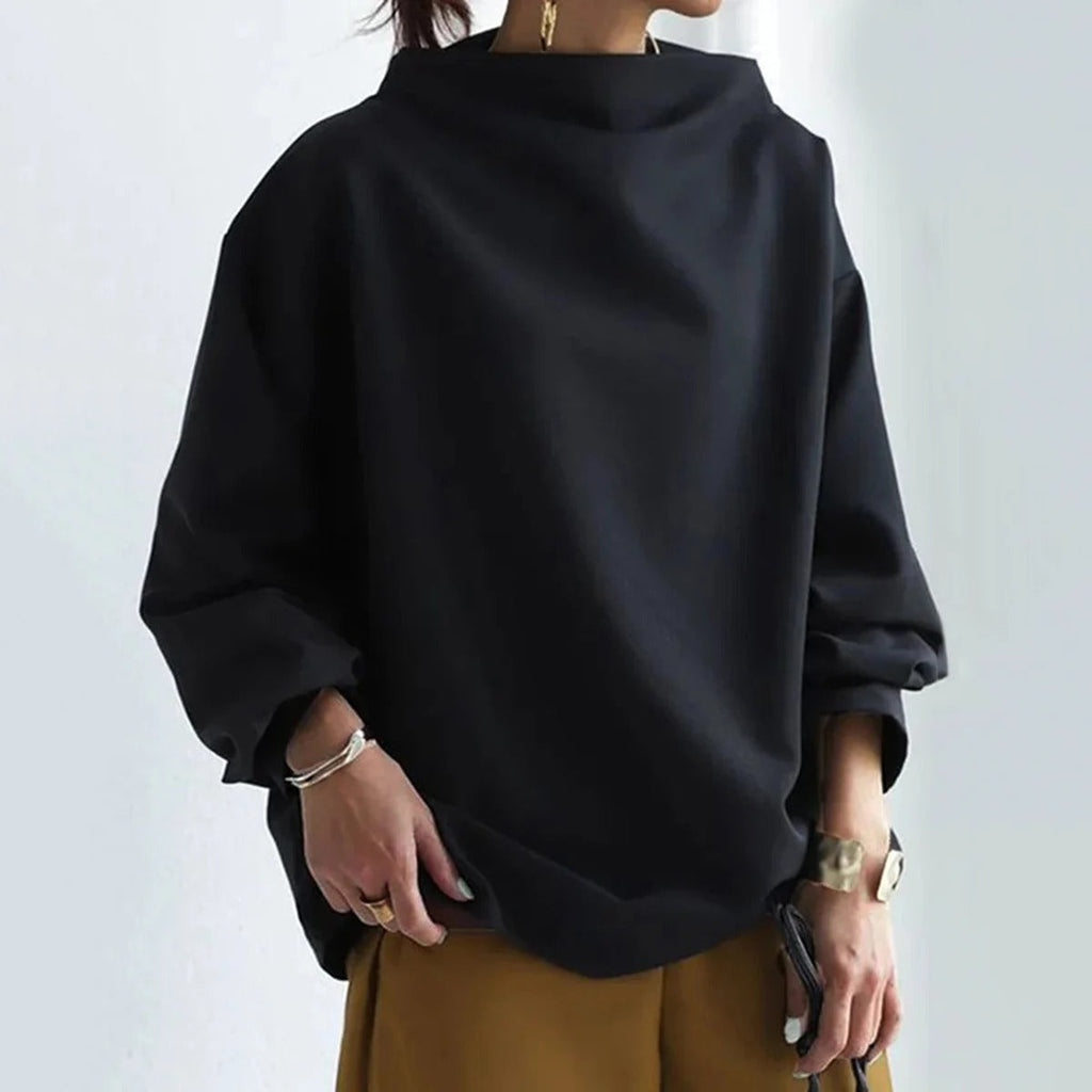Stijlvolle oversized trui voor dames met lange mouwen, in een comfortabele en warme stof, ideaal voor casual en cozy looks.
