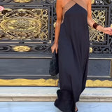 Elegante Maxi Jurk met Open Rug