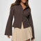 Livia elegante retro blouse voor dames – slim-fit blouse met flared mouwen, zachte stof en tijdloos ontwerp, perfect voor casual en chique gelegenheden.