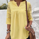 Dames Blouse met Kantdetails