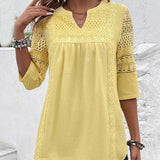 Dames Blouse met Kantdetails