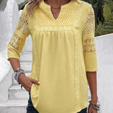 Dames Blouse met Kantdetails