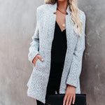 Roswina damesjas – stijlvolle en warme jas voor elegante winterlooks, zachte stof en comfortabele pasvorm, perfect voor dagelijks gebruik en speciale gelegenheden.