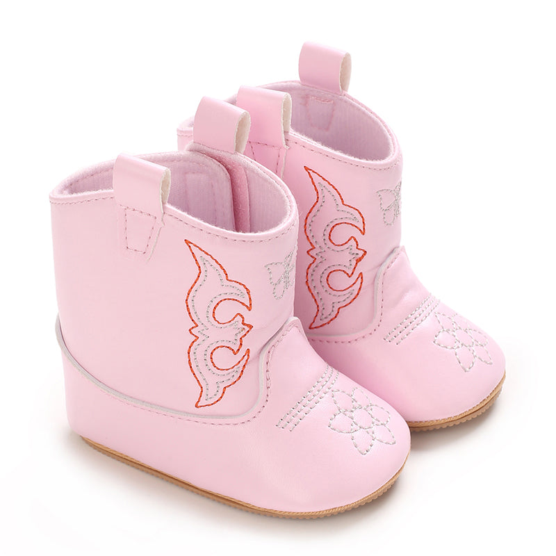 MiniKicks stoere meisjeslaarzen voor kleintjes – waterafstotend materiaal, comfortabele pasvorm en stevige antislipzool voor dagelijks avontuur.