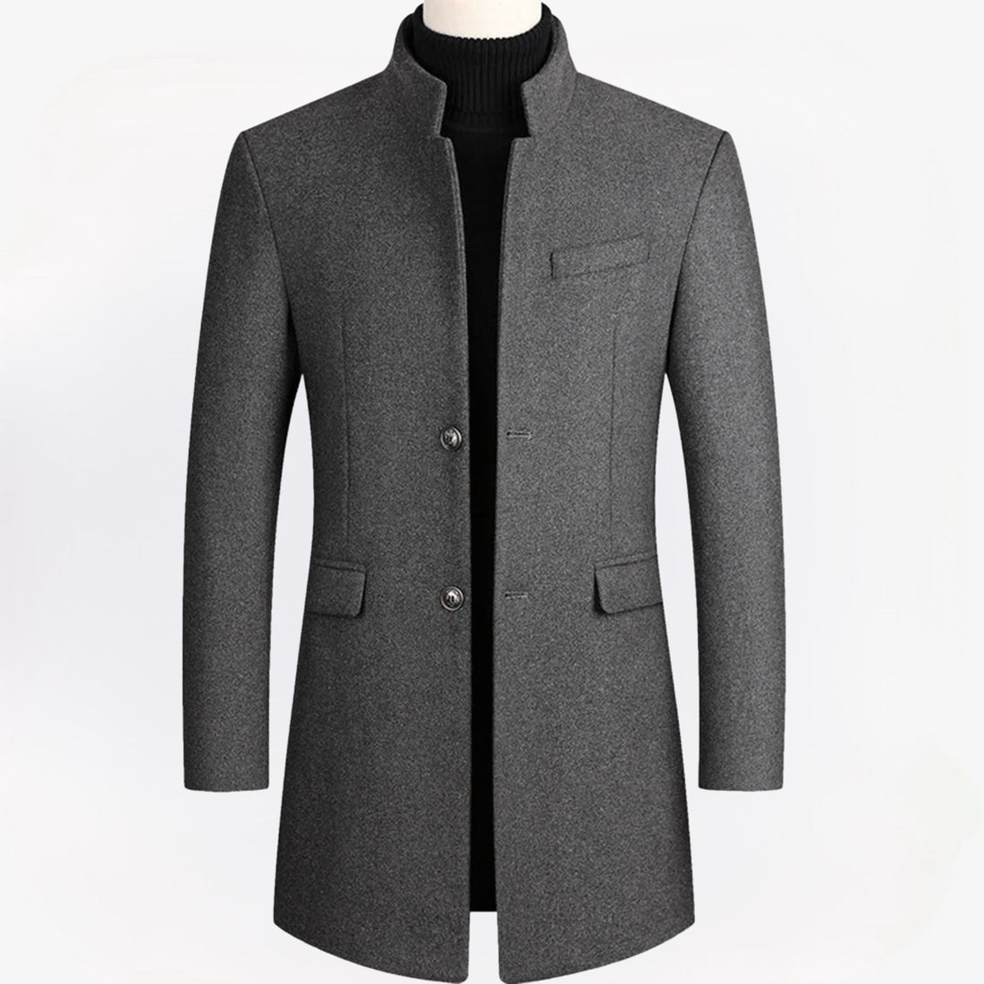 Christian – Stijlvolle Overjas Regular Fit voor Heren – Elegante en tijdloze overjas in regular fit, perfect voor elke gelegenheid. Gemaakt van hoogwaardige stoffen voor een klassieke uitstraling en optimaal comfort tijdens koudere dagen. Ideaal voor zowel casual als formele looks.