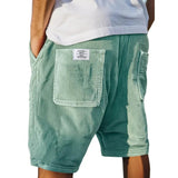 Gestreepte Cargo Shorts met Opgestikte Zakken