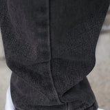 Casual heren denim jeans met losse pasvorm