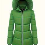 Eline dames winterjas – lange, warme jas met elegante pasvorm, comfortabele voering en ideaal voor koude winterdagen.