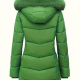 Eline dames winterjas – lange, warme jas met elegante pasvorm, comfortabele voering en ideaal voor koude winterdagen.