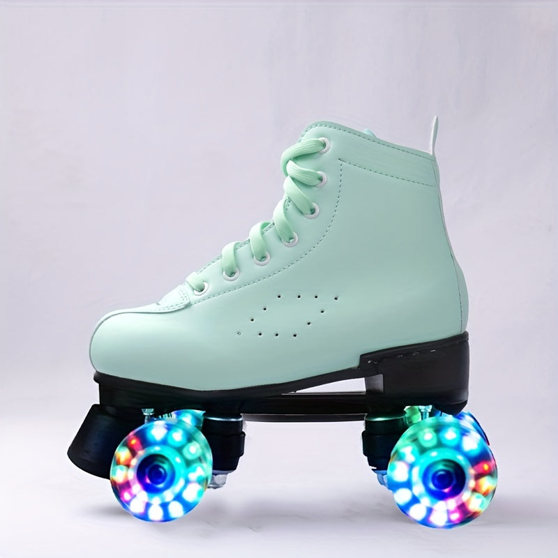 ShineSkates trendy LED rollerskates – stijlvolle en comfortabele rolschoenen met lichtgevende wielen, perfect voor meisjes en tieners voor buitenplezier en avondactiviteiten.
