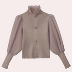 Jovana – Elegante gebreide top voor dames – Stijlvolle en veelzijdige top met een verfijnde pasvorm, perfect voor zowel casual als chique outfits. Ideaal voor laagjes in het koude seizoen of een comfortabele, stijlvolle look.