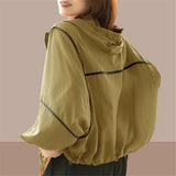 Lichtgewicht Oversized Windbreaker met Capuchon