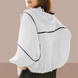 Lichtgewicht Oversized Windbreaker met Capuchon