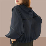 Lichtgewicht Oversized Windbreaker met Capuchon