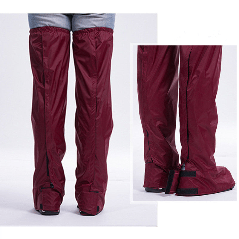 DryRide waterdichte broekspijpen en schoencovers – beschermende en duurzame accessoires tegen regen en modder, lichtgewicht en comfortabel voor dagelijks gebruik.