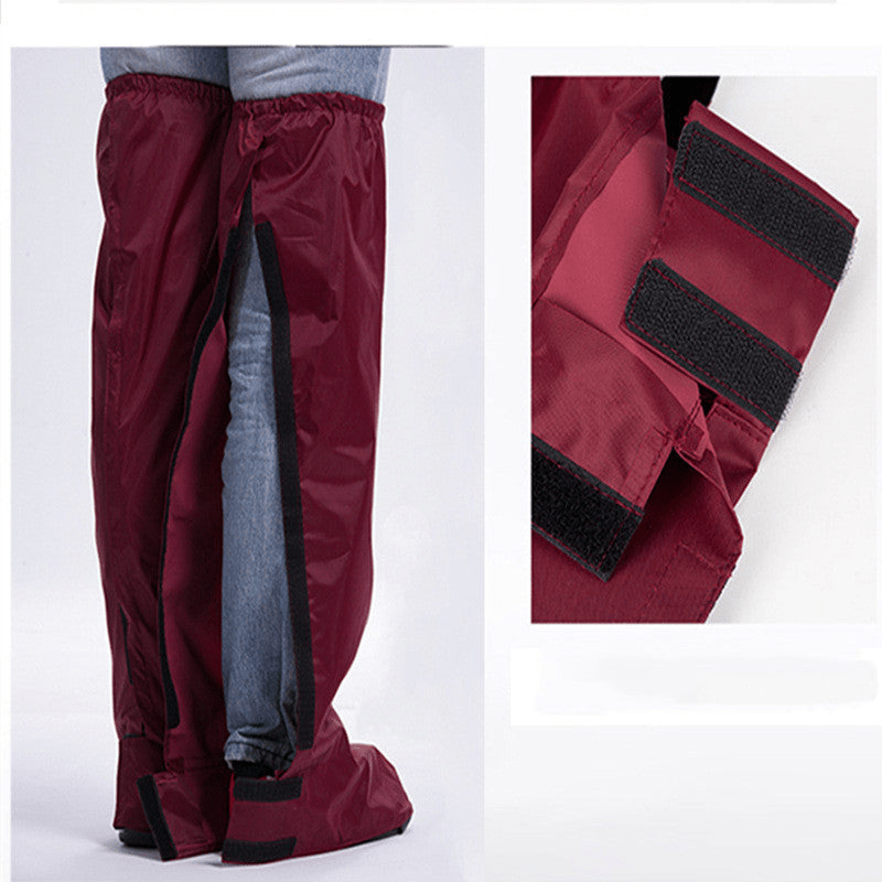 DryRide waterdichte broekspijpen en schoencovers – beschermende en duurzame accessoires tegen regen en modder, lichtgewicht en comfortabel voor dagelijks gebruik.