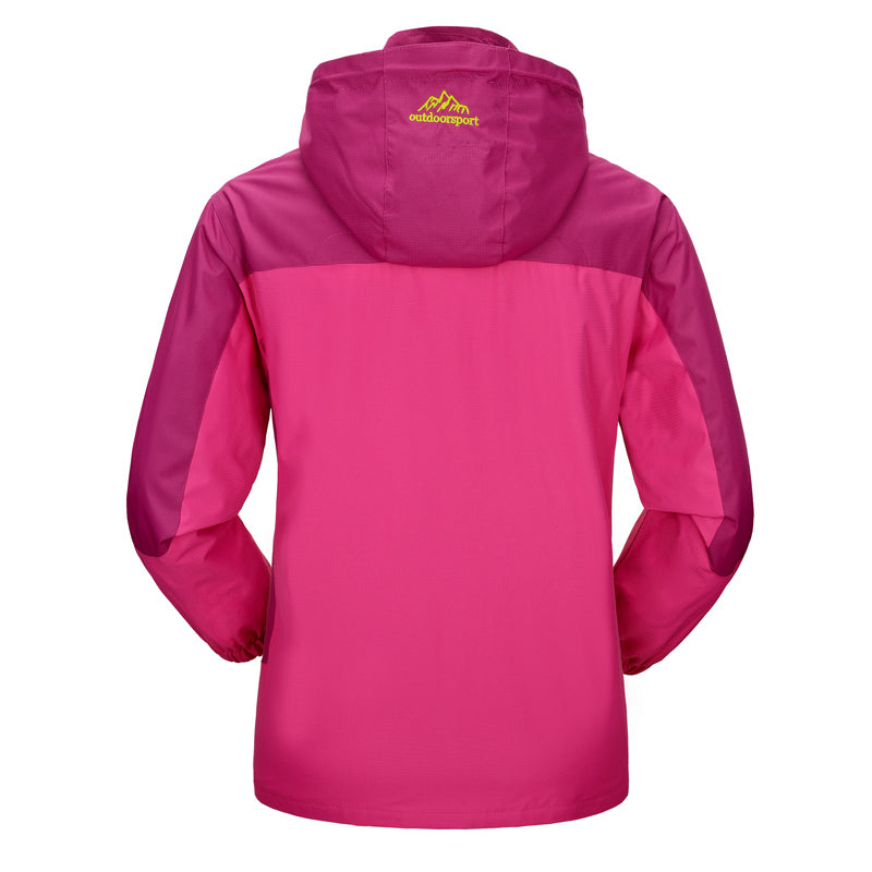 Dames waterdichte regenjas in diverse kleuren – lichtgewicht, ademend materiaal en comfortabele pasvorm voor natte dagen.