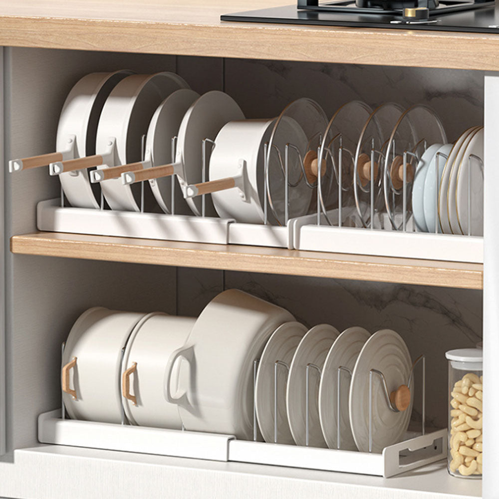 PanMaster pannen organizer – slimme en ruimtebesparende oplossing voor een opgeruimde keuken. Houd pannen netjes geordend en gemakkelijk toegankelijk met dit duurzame en stijlvolle rek.