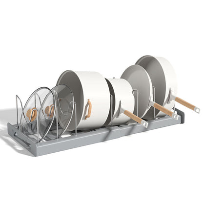 PanMaster pannen organizer – slimme en ruimtebesparende oplossing voor een opgeruimde keuken. Houd pannen netjes geordend en gemakkelijk toegankelijk met dit duurzame en stijlvolle rek.