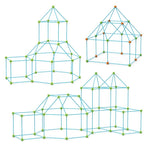 Build-a-Tent speel- & bouwkit voor kleuters – kleurrijk en duurzaam speelgoed dat creatief bouwen, fantasierijk spel en motorische vaardigheden stimuleert.