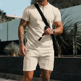 Tweedelige Set met Poloshirt en Short