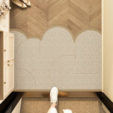 CurveMat decoratief vloerkleed met boogpatroon – stijlvol, zacht en duurzaam tapijt voor woonkamer, slaapkamer of kinderkamer.