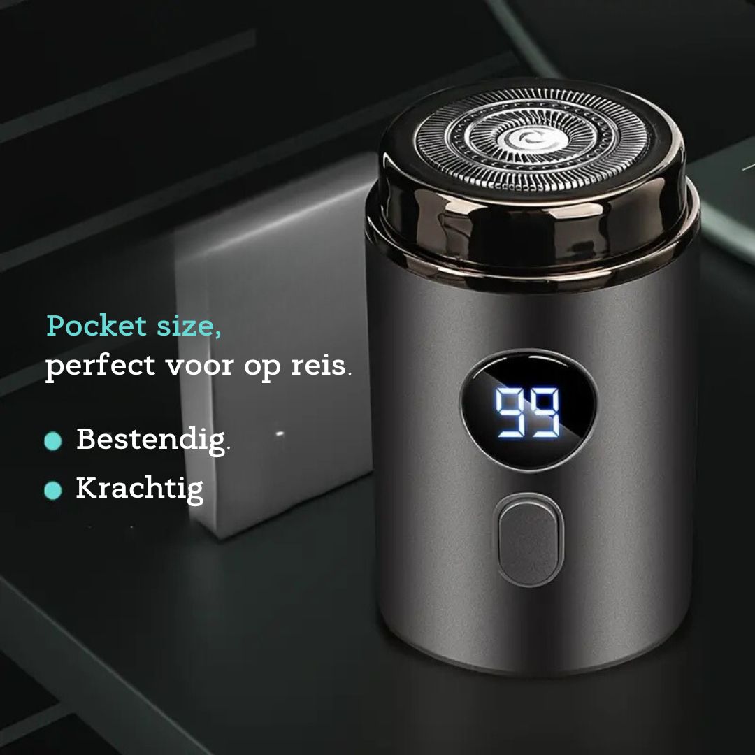 EasyTrim - Draagbaar Mini Scheerapparaat voor Vrouwen en mannen – Compact en Oplaadbaar – Ideaal voor Gezicht, Wenkbrauwen en Lichaam – Zachte en Pijnloze Ontharing voor Thuis of Onderweg.