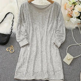 Gebreide Off-Shoulder Jurk voor Dames