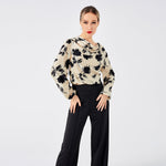 Elegante damesblouse met print, stijlvolle en modieuze top voor dagelijks gebruik of chique gelegenheden, met een verfijnd ontwerp voor een vrouwelijke uitstraling.