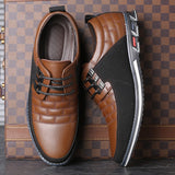 Heren Nette Sneakers met Veters en Comfort Zool