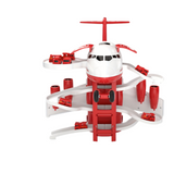Race’n Rescue speelset – vliegtuig, brandweerwagens en garage voor kinderen, stimuleert fantasierijk spel, coördinatie en rollenspel.