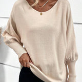 Oversized Trui met V Hals
