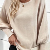 Oversized Trui met V Hals