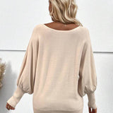 Oversized Trui met V Hals