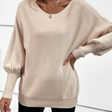 Oversized Trui met V Hals