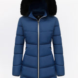 Eline dames winterjas – lange, warme jas met elegante pasvorm, comfortabele voering en ideaal voor koude winterdagen.